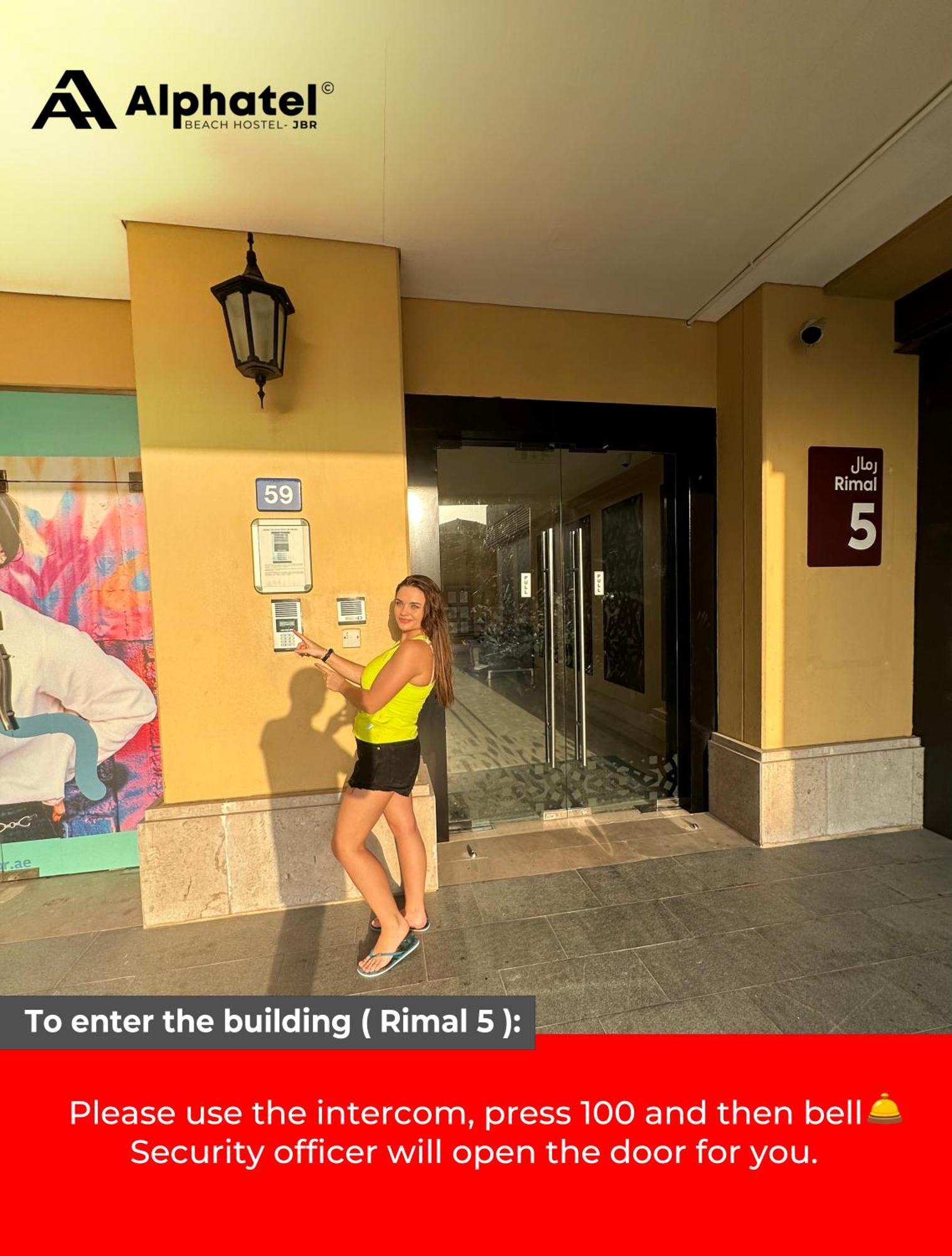 Alphatel Beach Hostel Jbr ดูไบ ภายนอก รูปภาพ